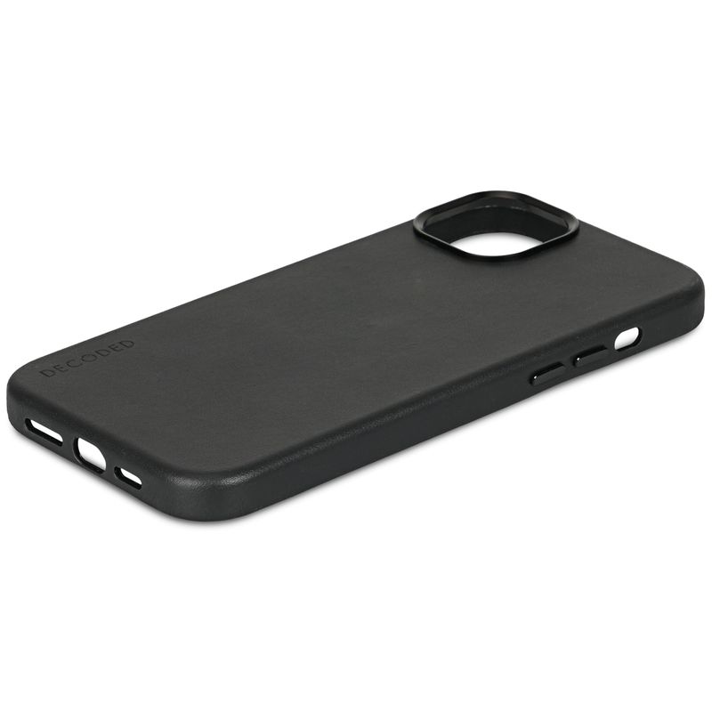 Cover-posteriore-in-pelle-decodificata-per-iPhone-15-Plus-nera