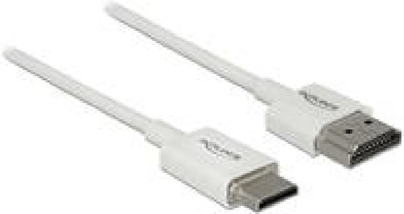 Delock-Cavo-HDMI-ad-alta-velocit--con-Ethernet---HDMI-A-maschio--HDMI-Mini-C-maschio-3D-4K-1-m-Sottile-di-alta-qualit