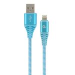 Cablexpert Cavo di ricarica a 8 pin CableXpert 1 m turchese CC-USB2B-AMLM-1M-V