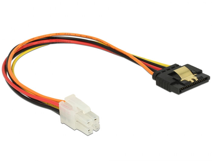 Anschlsse-1-x-P4-4-Pin-Stecker--1-x-SATA-15-Pin-Strom-Buchse--Spannung-33-V--5-V--12-V--Drahtquerschnitt-20-AWG--Lnge-in