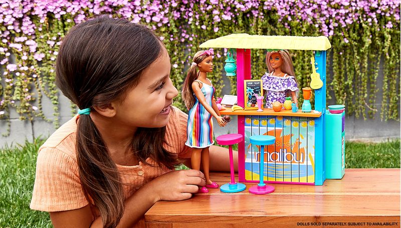 MATTEL-Barbie-Loves-the-Ocean-Beach-Shack-Set-da-gioco-per-bambole