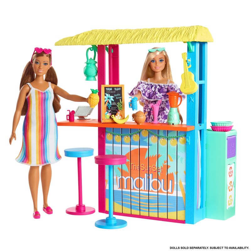 MATTEL-Barbie-Loves-the-Ocean-Beach-Shack-Set-da-gioco-per-bambole