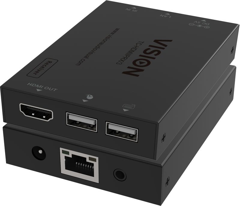 Vision-HDMI-over-IP-Receiver-Ricevitore-AV-Nero--VISION-HDMI-over-IP-Receiver---LIFETIME-WARRANTY---receiver-only-transm