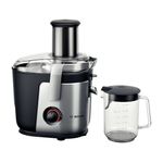 Bosch MES4000 spremiagrumi Estrattore di succo 1000 W Nero, Grigio, Acciaio inox