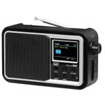 Trevi RADIO DIGITALE PORTATILE DAB DAB+ FM RDS WIRELESS AUX-IN DAB 7F96 R NERO