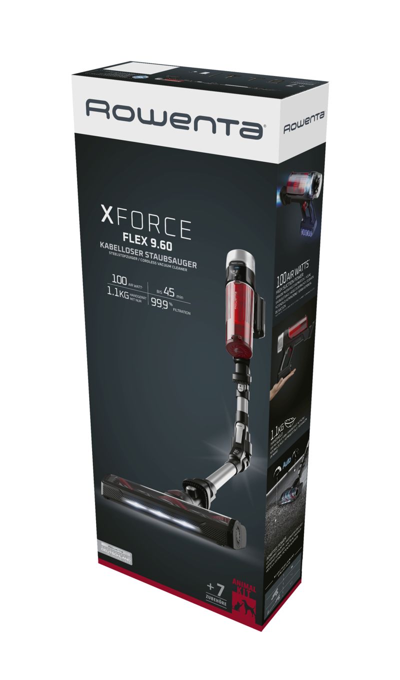 Rowenta-X-Force-Flex-9.60-RH2077-aspirapolvere-senza-filo-Nero-Rosso-Senza-sacchetto