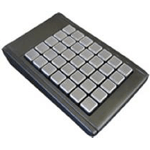 Active Key AK-S100-UW-B/35 Frei belegbare 35 Tasten Matrix-Tastatur mit internem Speicher USB schwarz