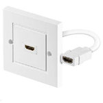 Microconnect HDMWALL1 presa energia HDMI Bianco