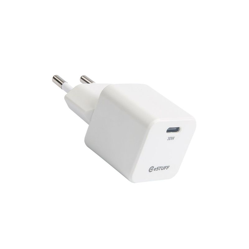 eSTUFF-ES637027-Caricabatterie-per-dispositivi-mobili-Smartphone-Bianco-AC-Ricarica-rapida-Interno--INFINITE-USB-C-Charg