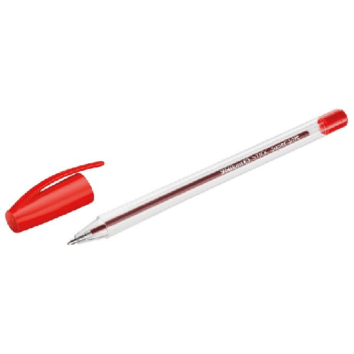 Pelikan-601474-penna-a-sfera-Rosso-Penna-a-sfera-retrattile-a-clip-50-pz