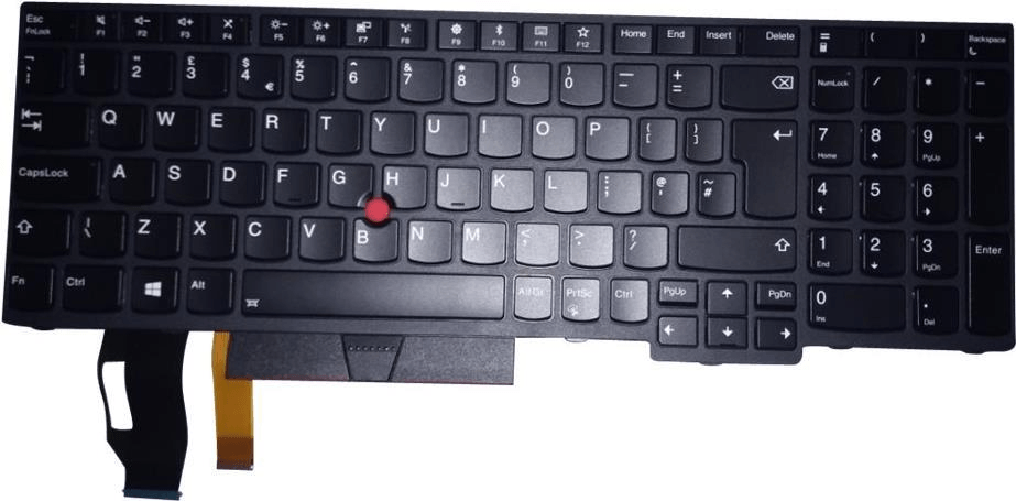 COMO NM Keyboard Backlit Black UK GB - Versione UK