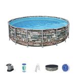 Bestway 56966 piscina fuori terra Piscina con bordi Piscina rotonda 19480 L Multicolore