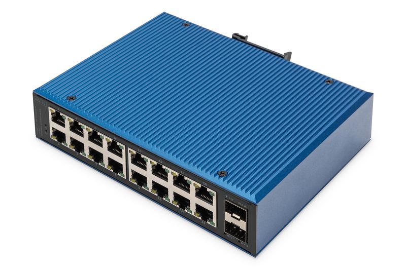 DIGITUS-Switch-di-rete-Gigabit-Ethernet-a-16-porte-industriale-non-gestito-2-Uplink-SFP