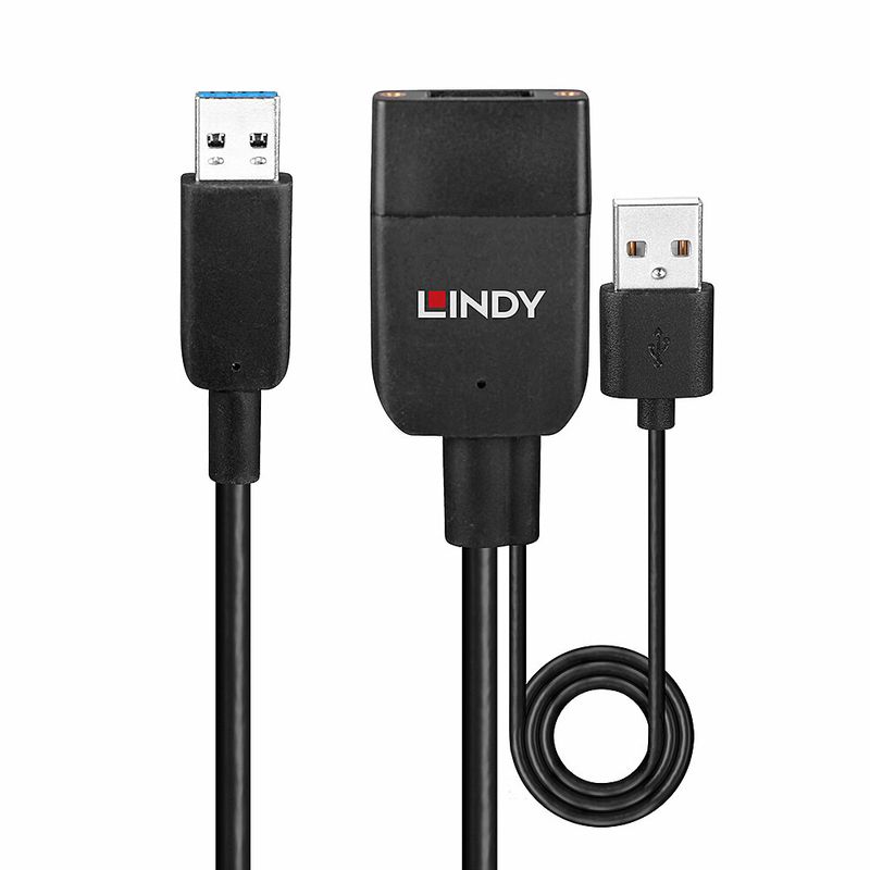 Lindy-43357-hub-di-interfaccia-USB-3.2-Gen-2--3.1-Gen-2--Type-A-100-Mbit-s-Nero