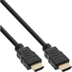 InLine Cavo HDMI High Speed con Ethernet - ST - ST - nero - oro - 03 m