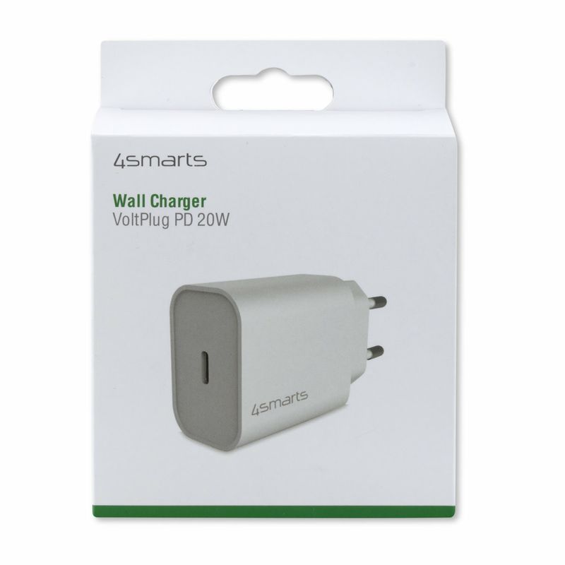 Caricabatterie-4smarts-VoltPlug-USB-C-PD-20W---bianco