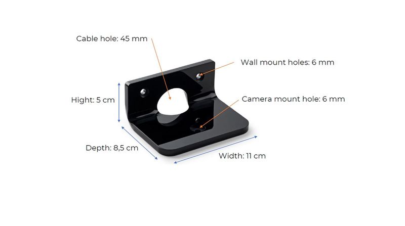 Vivolink-VLSHELF-CAM-accessorio-per-la-montatura-delle-macchine-fotografiche-Mensola-per-fotocamera--Shelf-for-Small-Con