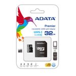 ADATA Premier microSDHC UHS-I U1 Class10 32GB Classe 10 (32GB MicroSDHC CLASS10 - with 1 adaptor - Warranty 24M)