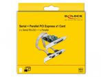 DeLOCK---Adapter-Parallel-Seriell---PCIe-11-Low-Profile---parallel-x-1---seriell-x-2--90413-