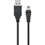 Goobay 93228 cavo USB USB 2.0 0,15 m USB A Mini-USB B Nero