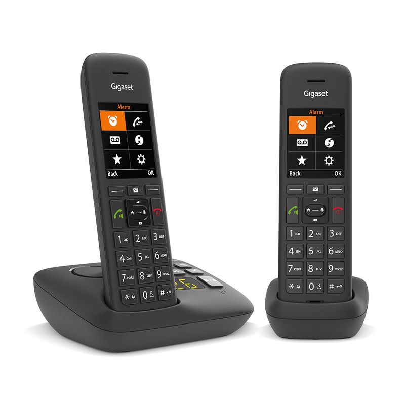 Telefono-cordless-Gigaset-C575A-Duo-con-segreteria---nero