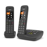 Telefono-cordless-Gigaset-C575A-Duo-con-segreteria---nero