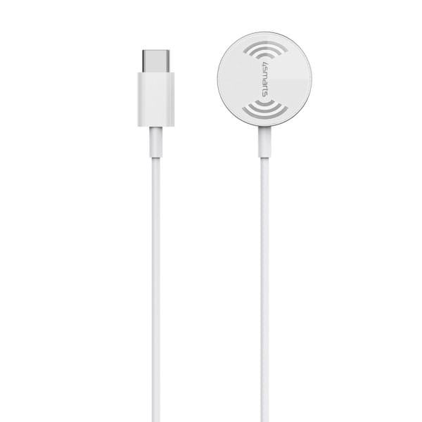 Caricabatterie-Wireless-4smarts-VoltBeam-Mini-2.5W-Apple-Watch-1-7-SEUSB-C-1m-bianco