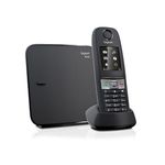 Gigaset E630 telefono cordless tasti grandi IP65 - nero