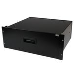 StarTech.com Cassetto archiviazione in acciaio 4U colore nero per rack 19'' e armadi