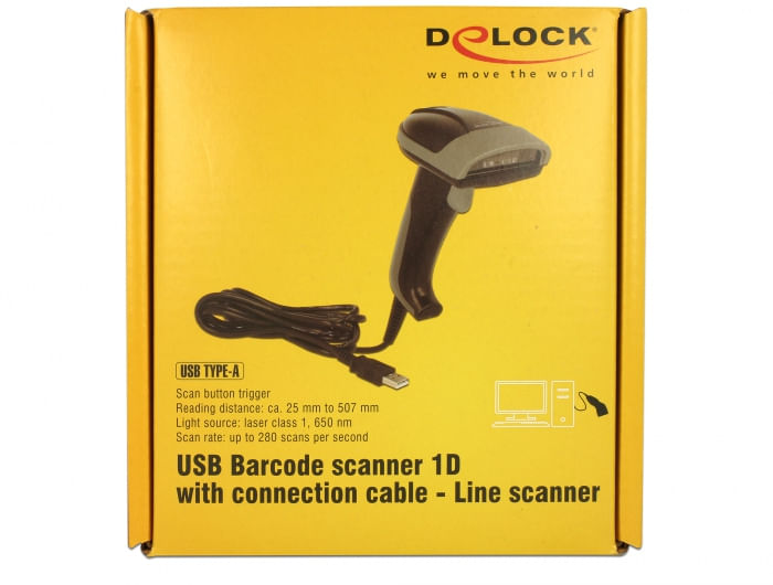 Delock-Scanner-di-codici-a-barre-USB-1D-con-cavo-di-collegamento---scanner-di-linea