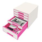 Leitz-52142023-scatola-per-la-conservazione-di-documenti-Polistirolo-Rosa-Bianco