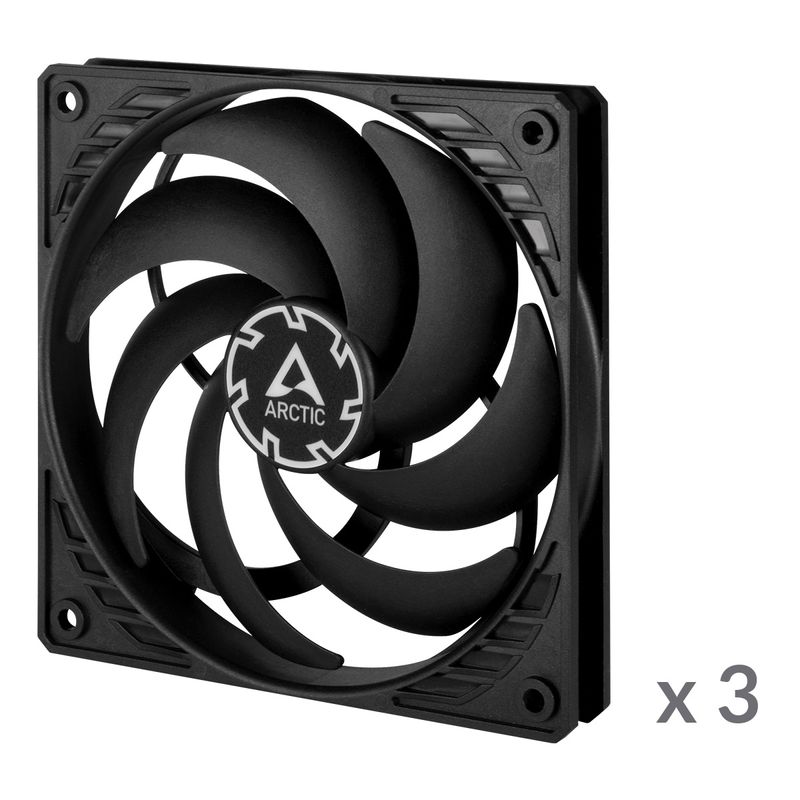 ARCTIC-P12-Slim-PWM-PST-Case-per-computer-Ventilatore-12-cm-Nero-3-pz