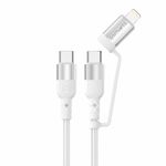 Cavo-USB-C-C-Lightning-4smarts-ComboCord-CL-15-m-tessuto---bianco