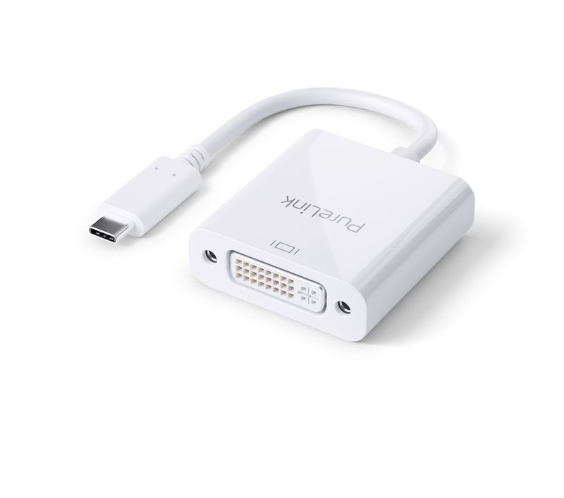 Adattatore-PureLink-da-USB-C-a-DVI---1080p---iSeries---bianco---010-m