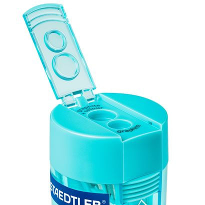 Temperamatite-con-contenitore-Staedtler-Noris-a-2-fori-512-006-cyan-verde-Tiffany---512-006-37