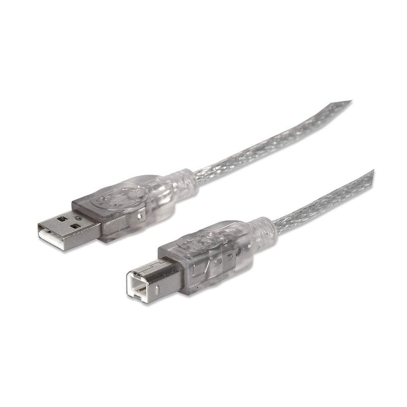 Manhattan-345408-cavo-USB-5-m-USB-2.0-USB-A-USB-B-Argento