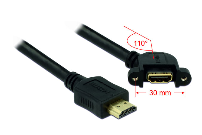 Cavo-Delock-HDMI-A-maschio--HDMI-A-femmina-per-installazione-angolato-a-110-1-m