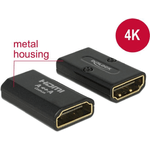 Delock Adattatore HDMI ad alta velocit  con Ethernet - HDMI-A femmina  HDMI-A femmina 4K Gender Changer nero