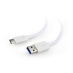 Cablexpert Gembird CCP-USB3-AMCM-1M-W cavo USB USB 3.2 Gen 1 (3.1 Gen 1) USB A USB C Bianco