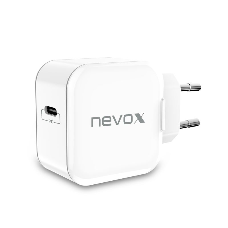 nevox-USB-PD-Type-C-Ladegert--Power-Adapter--20-Watt-wei