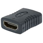 Manhattan 353465 adattatore per inversione del genere dei cavi HDMI Nero (HDMI Coupler 4K60Hz Premium High Speed Female