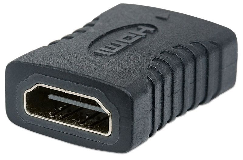 Manhattan-353465-adattatore-per-inversione-del-genere-dei-cavi-HDMI-Nero--HDMI-Coupler-4K60Hz-Premium-High-Speed-Female-