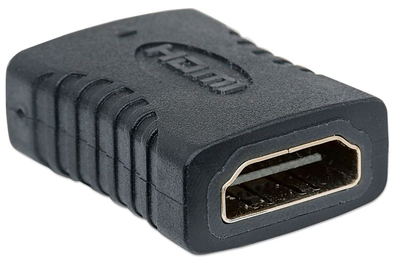 Manhattan-353465-adattatore-per-inversione-del-genere-dei-cavi-HDMI-Nero--HDMI-Coupler-4K60Hz-Premium-High-Speed-Female-