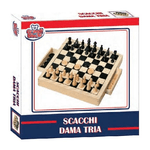 Grandi Giochi GG95001 scacchi Scacchiera in un unico pezzo Set di scacchi da scrivania