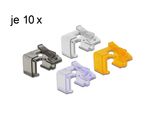 Delock-Clip-di-riparazione-RJ45-set-da-40-pezzi-2--trasparente-nero-viola-arancione-