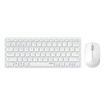 Rapoo Hama 9600M tastiera Mouse incluso Ufficio QWERTZ Tedesco Bianco