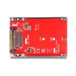 DeLOCK Convertitore da 2.5″ U.3 SFF-8639 da M.2 NVMe chiave M - 7 mm