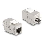 Delock Modulo Keystone presa RJ45 su LSA Cat.6A Slim senza attrezzi