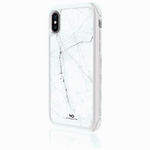 White Diamonds Hama Tough Marble custodia per cellulare 14,7 cm (5.8") Cover Nero, Bianco