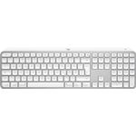 Logitech MX Keys S for Mac tastiera Ufficio RF senza fili + Bluetooth QWERTZ Tedesco Alluminio, Bianco